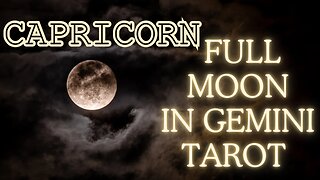 Capricorn ♑️- Healing your inner scales! Full Moon in Gemini tarot reading #capricorn #tarotary