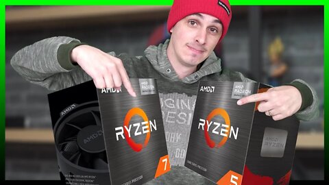 CHEGOU OS NOVOS PROCESSADORES AMD!! Ryzen 5600G e 5700G