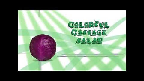 Colorful Cabbage Salad for Alkalizing the Stomach, Intestines, Blood and Interstitium!