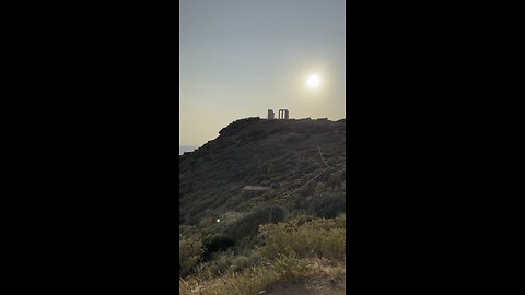 Poseidon Temple and Aegean Sea