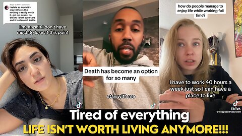 People Feel Depressed And Hopeless About Life,Economy,Inflation|Tiktok Rants Cost Of Living