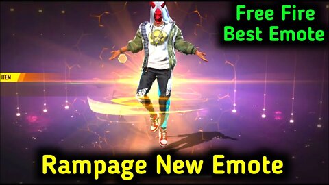 Rampage New Emote - Rock Munna Gaming #freefire