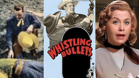WHISTLING BULLETS (1937) Kermit Maynard, Harley Wood & Maston Williams | Western | COLORIZED