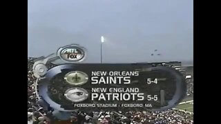 2001-11-25 New Orleans Saints vs New England Patriots