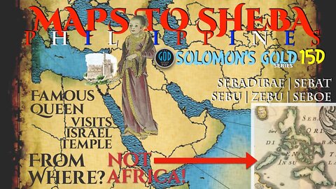 Maps to Sheba Philippines. Solomon's Gold Series 15D.