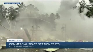 Sierra Space burst test on LIFE habitat