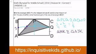 Math Olympiad for Middle School | 2010 | Division M | Contest 1 | MOEMS | 1E