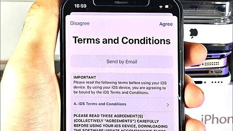 How To Accept Terms And Conditions on iPhone (not working?)