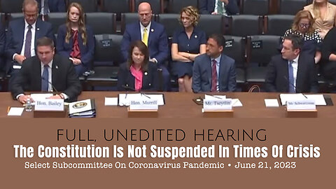 Select Subcommittee On Coronavirus Pandemic: The Constitution Is Not Suspended In Times Of Crisis