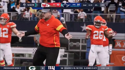 Cowboys Vs Chiefs Preseason Wk 3 Madden 21