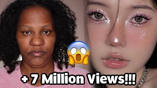 7 Million Views😱Makeup Transformation 🔥 😳 ANGELIC MAKEUP 💉🔥