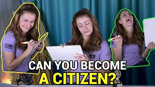 Savannah takes the US Citizenship Test
