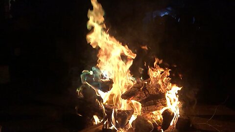 SLO-MO Fire test of video feature on iPhone