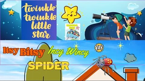 Twinkle Twinkle + Itsy Bitsy Spider | Nursery Rhyme Songs For Children