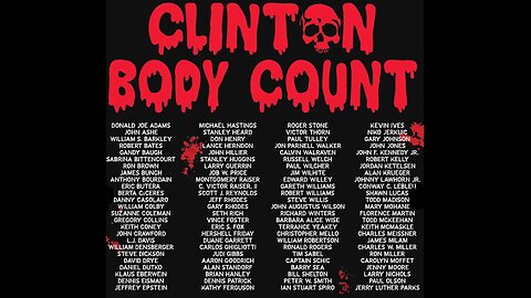 The Clintons have left a trail of death and destruction in their wake.