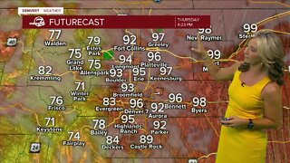 One more unseasonably hot day across Colorado