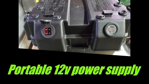 DIY Portable 12v power supply- for about $100