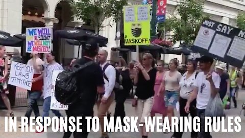 Cities All Over Canada Had Anti-Mask Protests This Weekend