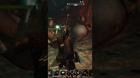 Finalizando a Aranha Boss dentro da caverna - #conanexiles #conanexilesgameplay