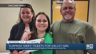 Taylor Swift delivers promise of tour tickets to Valley teen, burn survivor