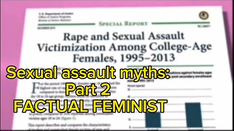 CC w/ ASL: Sexual assault myths: Part 2 | FACTUAL FEMINIST