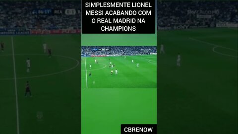 QUANDO O MESSI ERA IMPARÁVEL | GOLAÇO NA CHAMPIONS CONTRA O REAL MADRID |