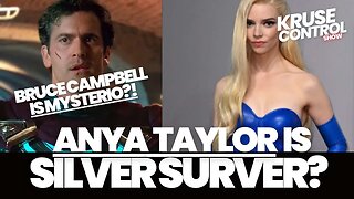 Anya Taylor-Joy is Silver Surfer/ Bruce Campbell is Mysterio!