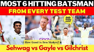 Most SIX Hitting Batsman from Every Test Team | Battle of BiG HITTERS | Gayle vs Sehwag vs Stokes