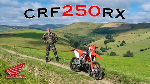Honda CRF250RX Enduro Motorbike First ride running-in on the Welsh moors Did I made the right choice