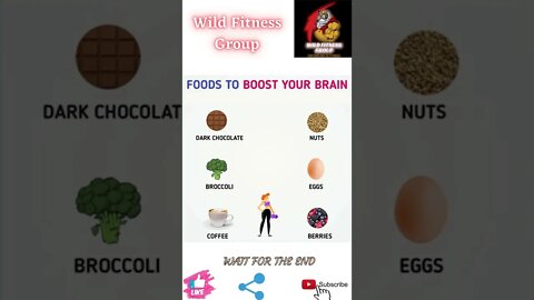 🔥Foods to boost your brain🔥#shorts🔥#wildfitnessgroup🔥21 May 2022🔥