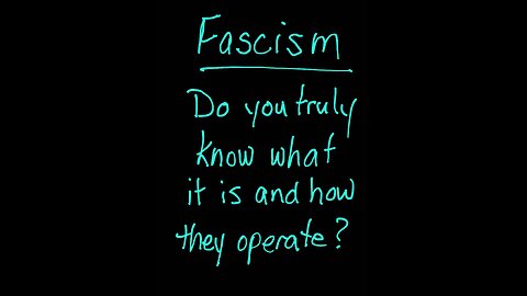 Fascism in American Government is already in place! WARNING!