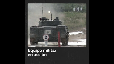 Exhibición de equipos militares en el marco del foro Army 2023