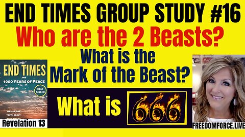 #016  07-19-24  End Times Group Study #16 2 Beasts? Mark of Beast? 666?