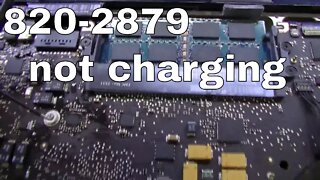 820-2879 not charging macbook pro logic board repair