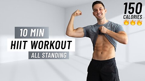 10 Minute, All Standing, HIIT, Cardio Workout