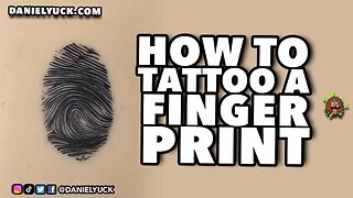 How To Tattoo Fingerprints - The Easy Way!
