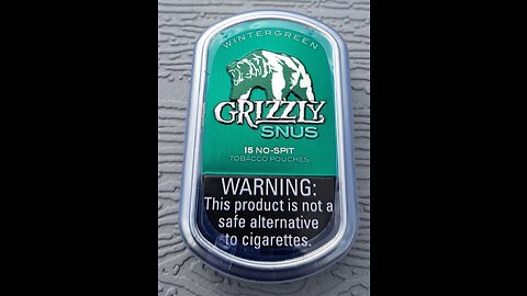 Grizzly Snus ((Wintergreen)