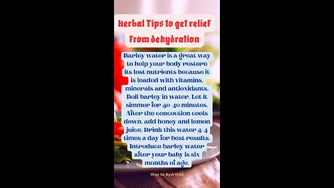 Tips to Get Rid of Dehydration