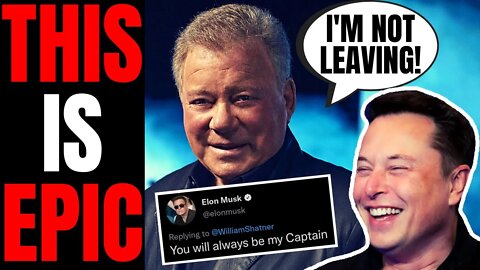 William Shatner TROLLS Hollywood Elites Over Twitter And Elon Musk Has EPIC Reply