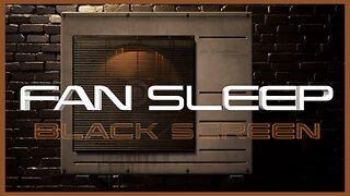 FAN SLEEP | Black Screen | 10 Hours Fans Fanning a Fan | ASMR