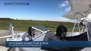 5 senior veterans will get to fly in a biplane