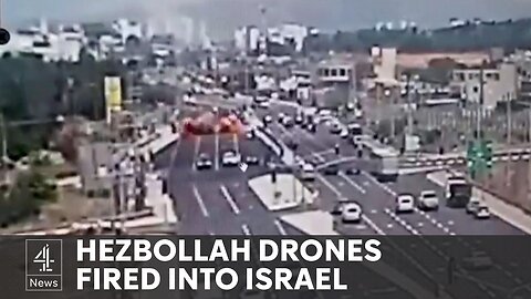 Hezbollah drones fired into Israel after 10 Palestinians killed in Israeli raid