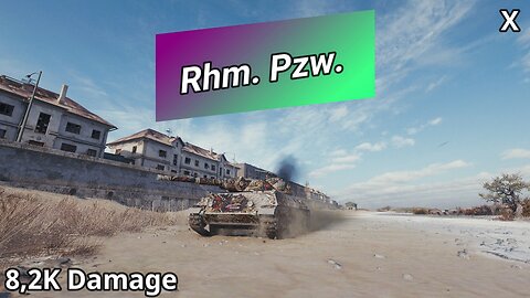 Rheinmetall Panzerwagen (8,2K Damage) | World of Tanks