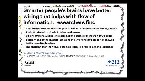 Greater Connectivity in the Brain Implies Higher Intelligence