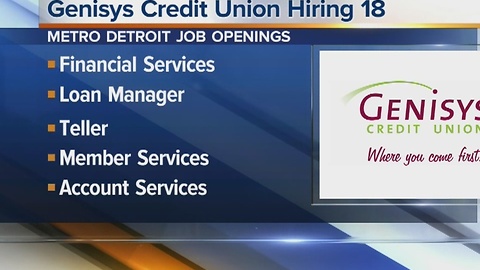 Workers Wanted: Genisys Credit Union is hiring