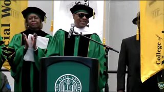 WATCH: Stevie Wonder receives honorary doctorate from Wayne State