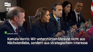 Kamala Harris: Wir unterstützen Ukraine nicht aus Nächstenliebe, sondern aus strategischem Interesse