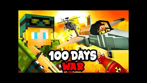 I Spent 100 Days on a WAR SMP SERVER in Minecraft... This is What Happened...