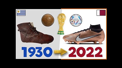 Evolution of World Cup 🏆⚽ Football Boots History