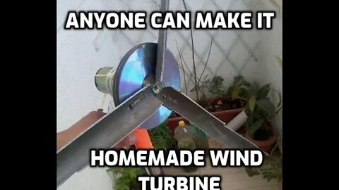 This is the easiest wind turbine I've ever made. Anyone can make it from Recycled Stuff